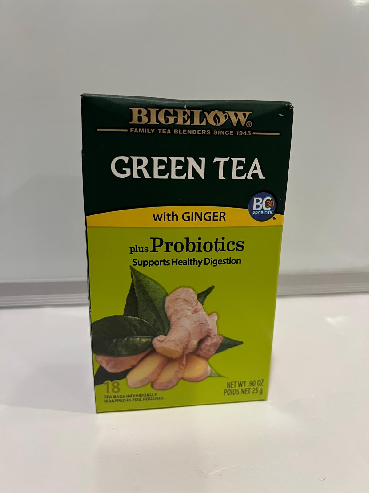 Green Tea with Ginger plus Probiotics
